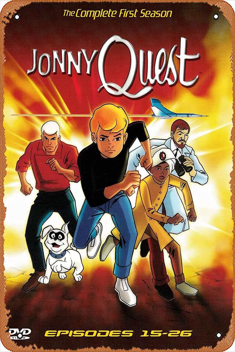 Office Quest - Jonny Quest (TV-Serie 1964-1965) Metallschild Retro