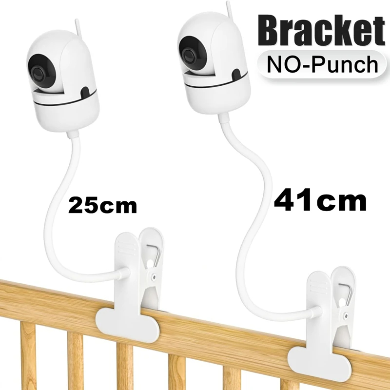 Webcam Stand Clip - Tragbare, flexible Kameraklemmhalterung, Babyphone-Kamerahalter, Ständer, Webcam-Monitor,