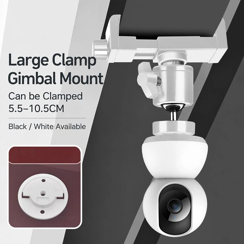Webcam Stand Clip - 1Set 360 ° Drehbarer, ohne Bohren