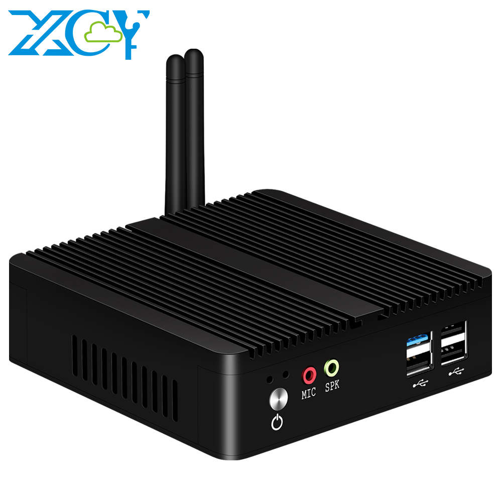 Thin Client Mini Pc - XCY Lüfterloser Mini-PC Intel Celeron J1900