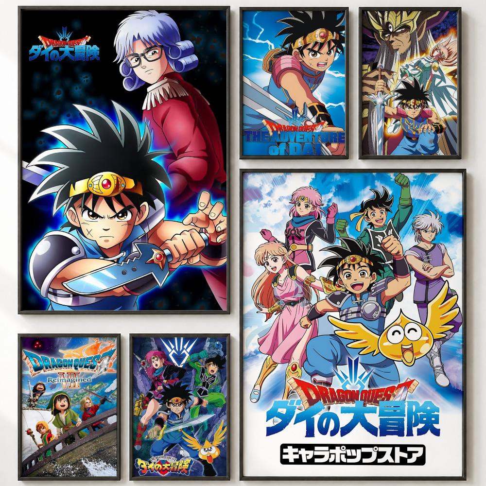 Office Quest - Dragon Quest RPG Poster, hochauflösendes Poster,