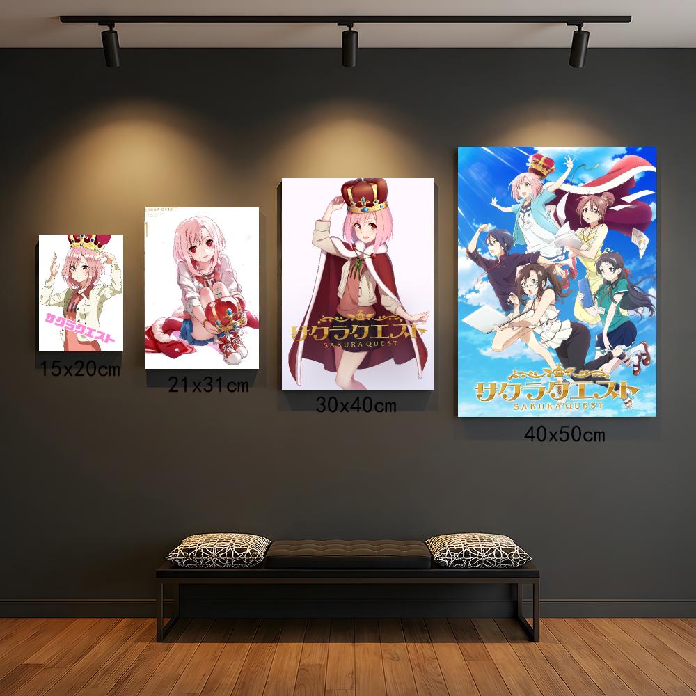 Anime S-Sakura Quest-T Poster  – Office Quest Bewertung und Preis
