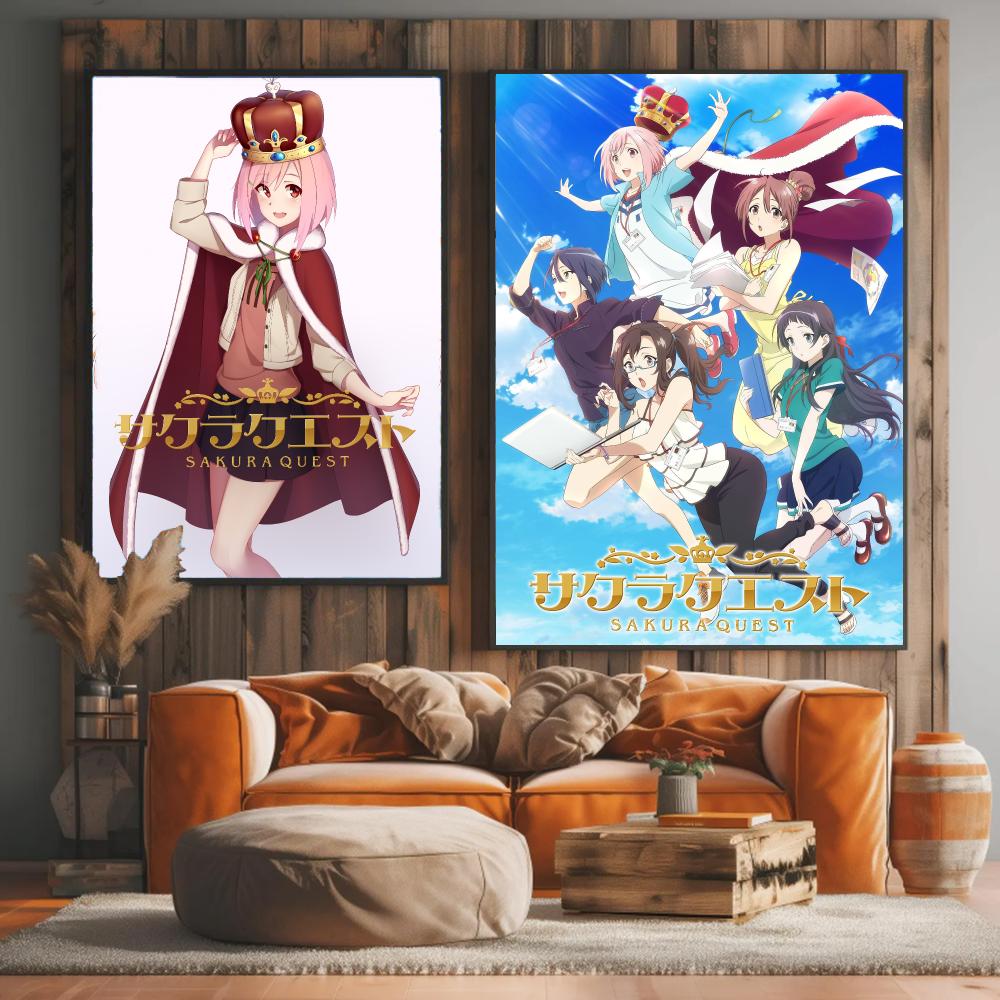Anime S-Sakura Quest-T Poster  – Office Quest Bewertung und Preis