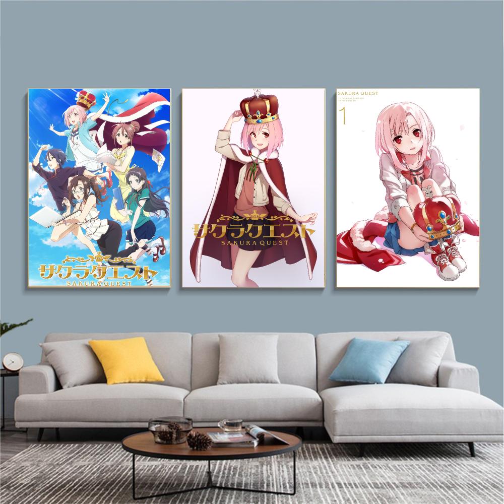 Anime S-Sakura Quest-T Poster  – Office Quest Bewertung und Preis